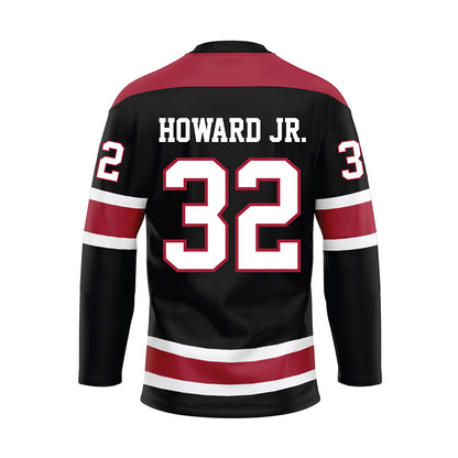 Alabama - NCAA Football : Corey Howard Jr. - Black Hockey Jersey-1