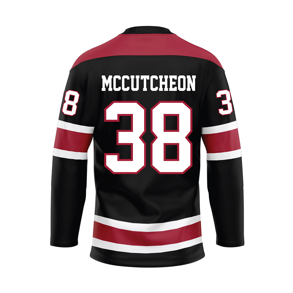 Alabama - NCAA Football : Brody Mccutcheon - Black Hockey Jersey-1