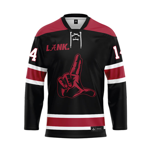Alabama - NCAA Football : Fatutoa Henry - Black Hockey Jersey-0