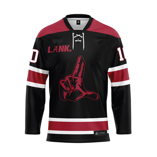 Alabama - NCAA Football : Jireh Edwards - Black Hockey Jersey-0