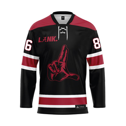Alabama - NCAA Football : Jude Cascone - Black Hockey Jersey-0