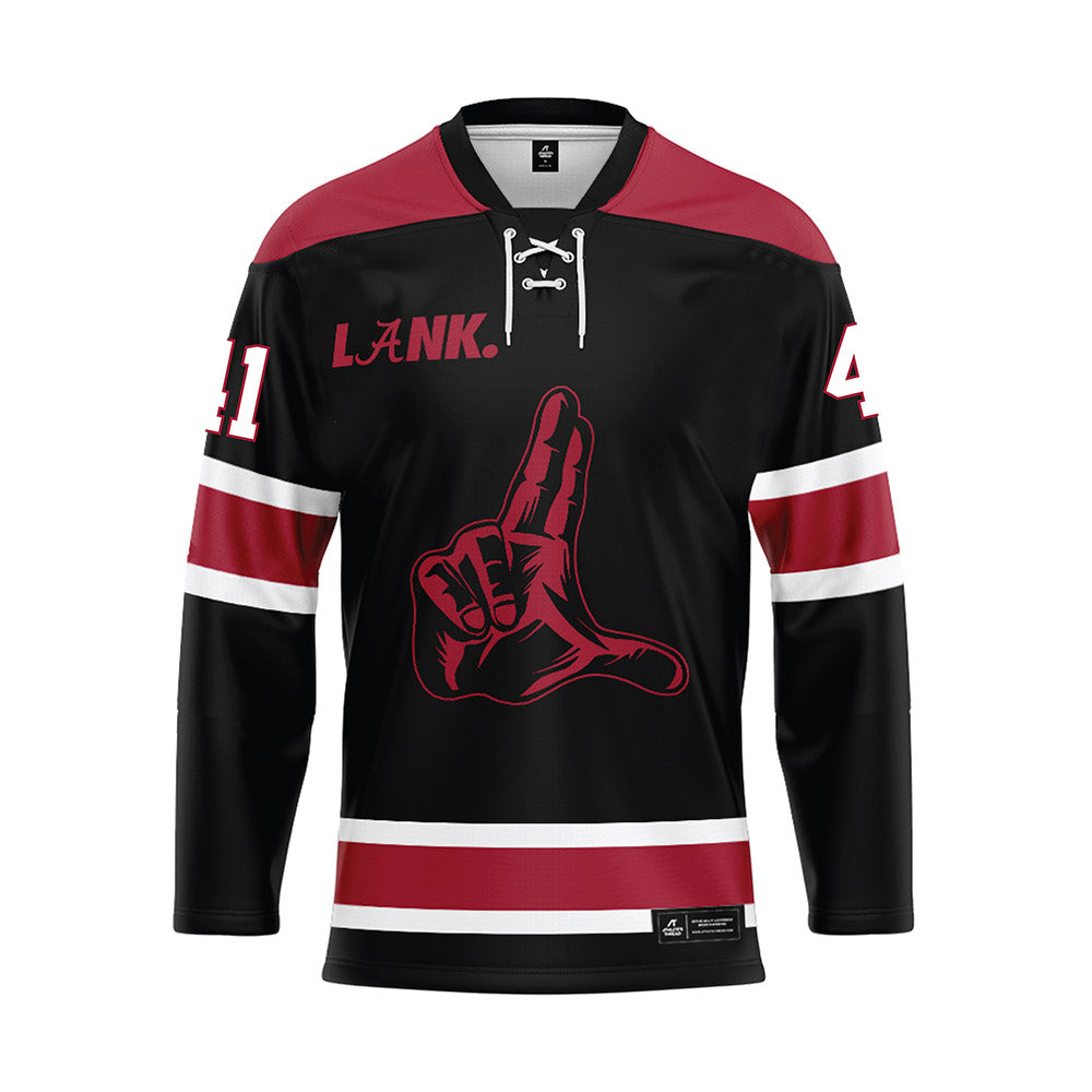 Alabama - NCAA Football : Jamarion Matthews - Black Hockey Jersey-0