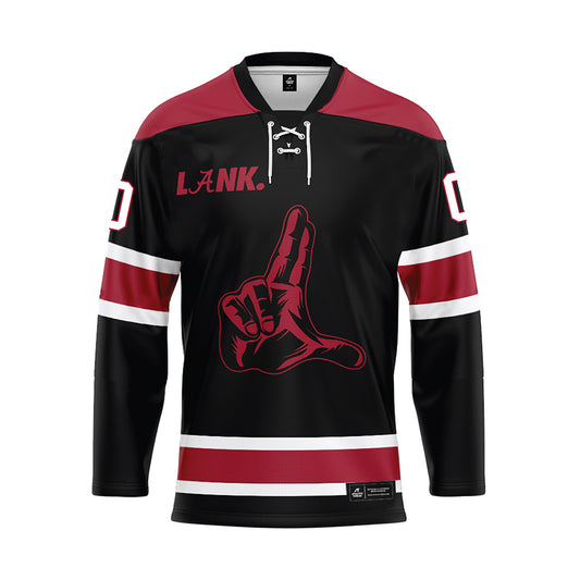 Alabama - NCAA Football : Yhonzae Pierre - Black Hockey Jersey-0