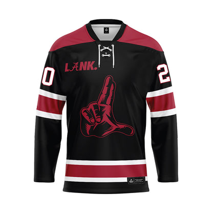 Alabama - NCAA Football : Khalifa Keith - Black Hockey Jersey-0
