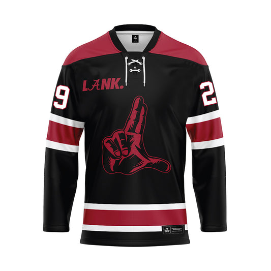 Alabama - NCAA Football : Fredrick Moore - Black Hockey Jersey-0