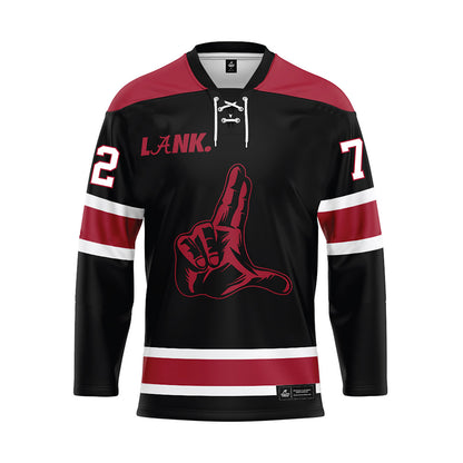 Alabama - NCAA Football : Ty Haywood - Black Hockey Jersey-0