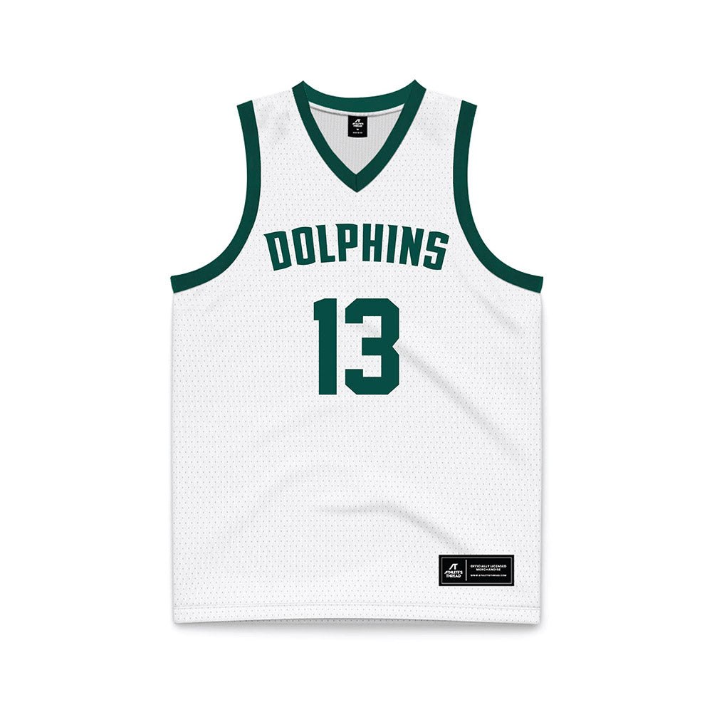 Jacksonville - NCAA Women's Basketball : LaRonda Quattlebaum - White Basketball Jersey-0