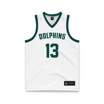 Jacksonville - NCAA Women's Basketball : LaRonda Quattlebaum - White Basketball Jersey-0
