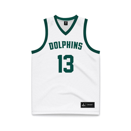 Jacksonville - NCAA Women's Basketball : LaRonda Quattlebaum - White Basketball Jersey-0