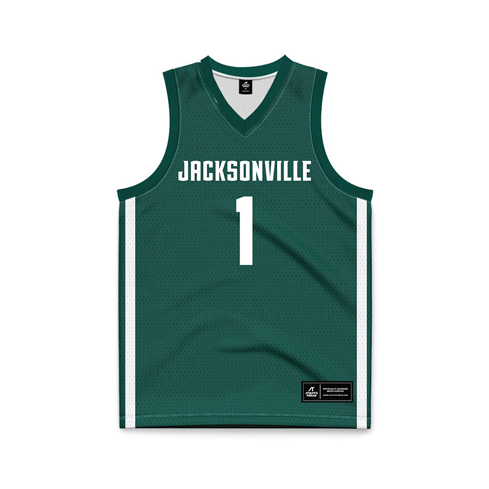Jacksonville - NCAA Women's Basketball : Mychal White - Green Basketball Jersey-0