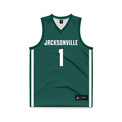Jacksonville - NCAA Women's Basketball : Mychal White - Green Basketball Jersey-0