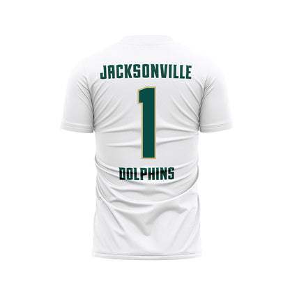 Jacksonville - NCAA Men's Soccer : Christian Sekanina - White Soccer Jersey-1
