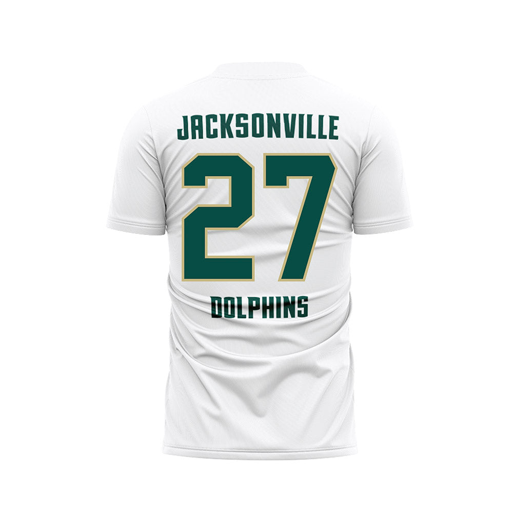 Jacksonville - NCAA Men's Soccer : Matias Rodriguez tobon - White Soccer Jersey-1