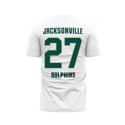 Jacksonville - NCAA Men's Soccer : Matias Rodriguez tobon - White Soccer Jersey-1