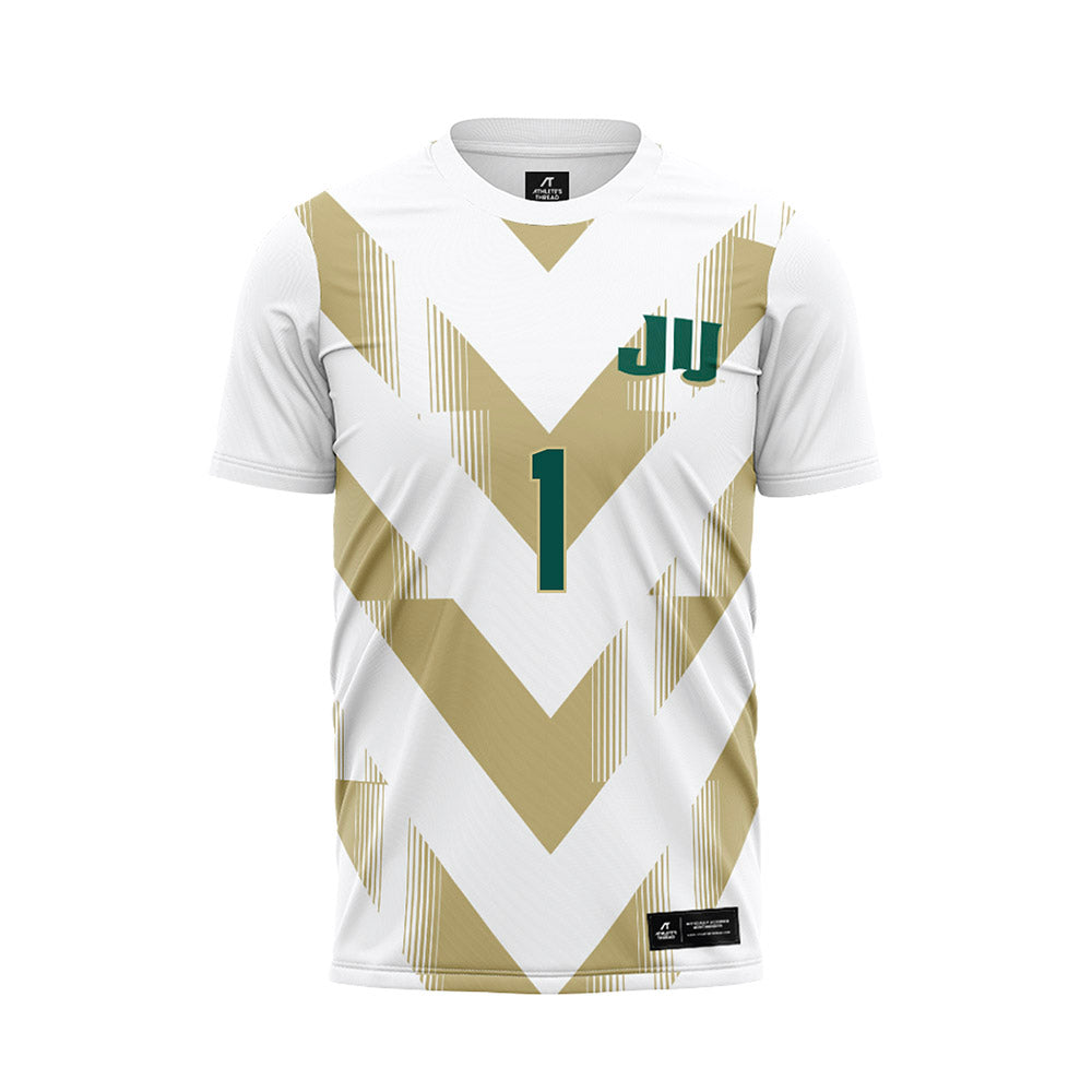 Jacksonville - NCAA Men's Soccer : Christian Sekanina - White Soccer Jersey-0