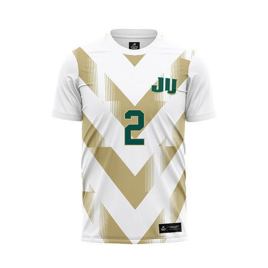 Jacksonville - NCAA Men's Soccer : Nahne Paulsen - White Soccer Jersey-0