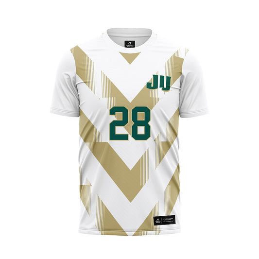 Jacksonville - NCAA Men's Soccer : Andrew Sobieski - White Soccer Jersey-0