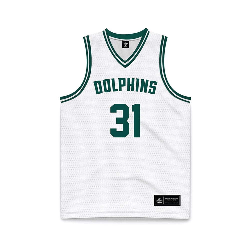 Jacksonville - NCAA Men's Basketball : Jason Thirdkill Jr. - White Basketball Jersey-0