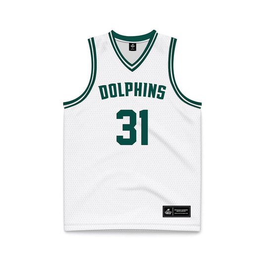 Jacksonville - NCAA Men's Basketball : Jason Thirdkill Jr. - White Basketball Jersey-0