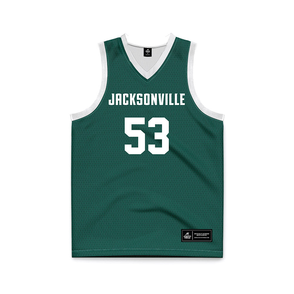 Jacksonville - Mens Basketball Legends : Artis Gilmore - Green Basketball Jersey