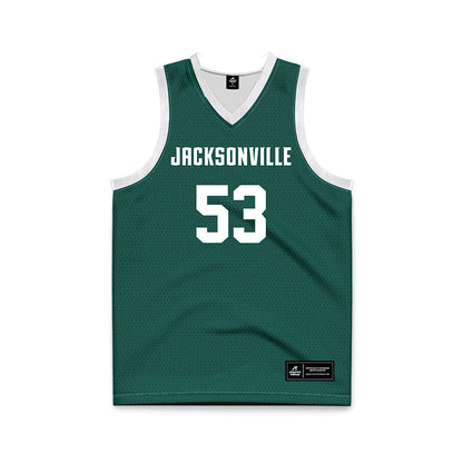 Jacksonville - Mens Basketball Legends : Artis Gilmore - Green Basketball Jersey