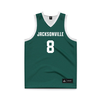 Jacksonville - NCAA Men's Basketball : Hayden Wood - Green Basketball Jersey-0