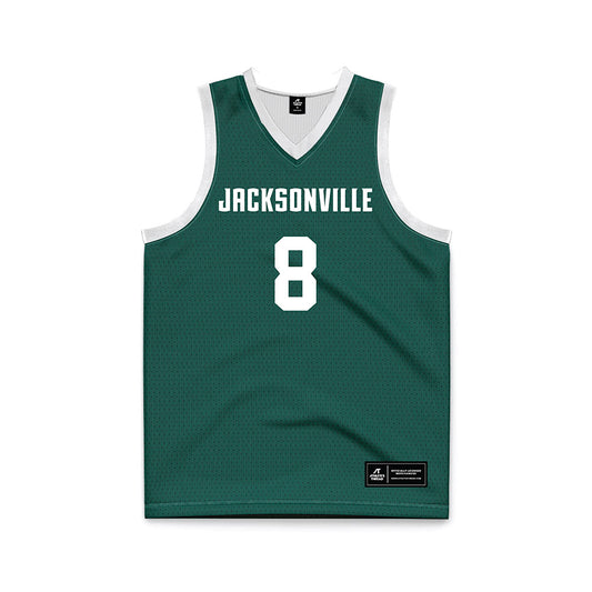 Jacksonville - NCAA Men's Basketball : Hayden Wood - Green Basketball Jersey-0