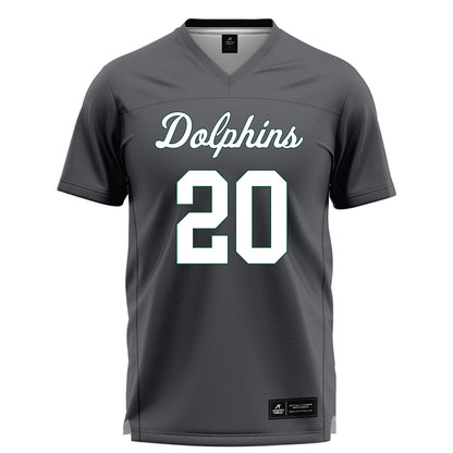 Jacksonville - NCAA Women's Lacrosse : Jessica Giller - Grey Lacrosse Jersey-0