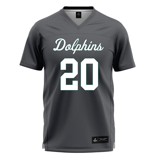 Jacksonville - NCAA Women's Lacrosse : Jessica Giller - Grey Lacrosse Jersey-0