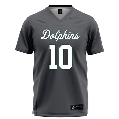 Jacksonville - NCAA Women's Lacrosse : Abby Moran - Grey Lacrosse Jersey-0