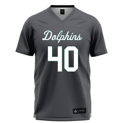 Jacksonville - NCAA Women's Lacrosse : Casey Rhine - Grey Lacrosse Jersey-0