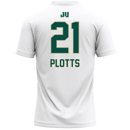 Jacksonville - NCAA Women's Lacrosse : Kayla Plotts - White Lacrosse Jersey-1