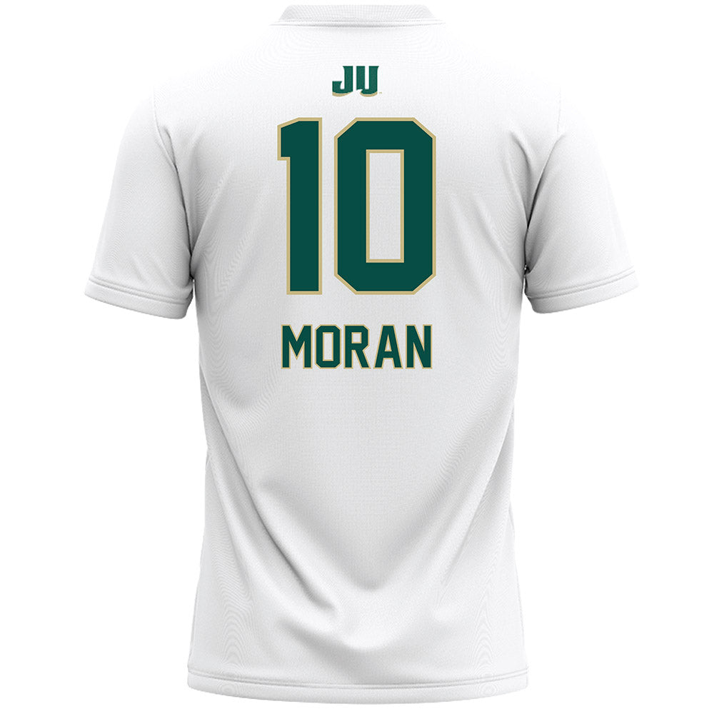 Jacksonville - NCAA Women's Lacrosse : Abby Moran - White Lacrosse Jersey-1