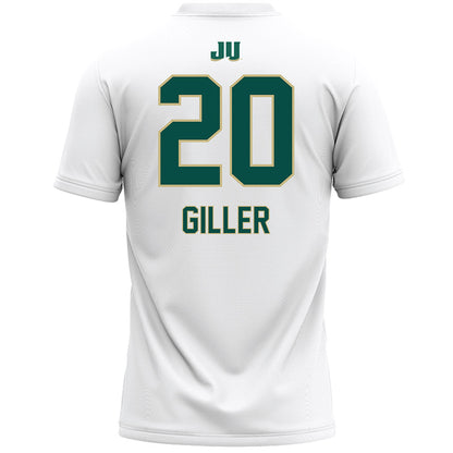 Jacksonville - NCAA Women's Lacrosse : Jessica Giller - White Lacrosse Jersey-1