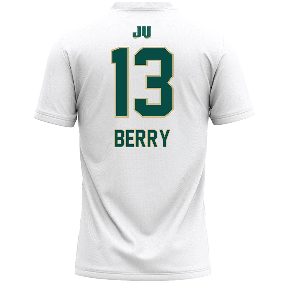 Jacksonville - NCAA Women's Lacrosse : Allyx Berry - White Lacrosse Jersey-1