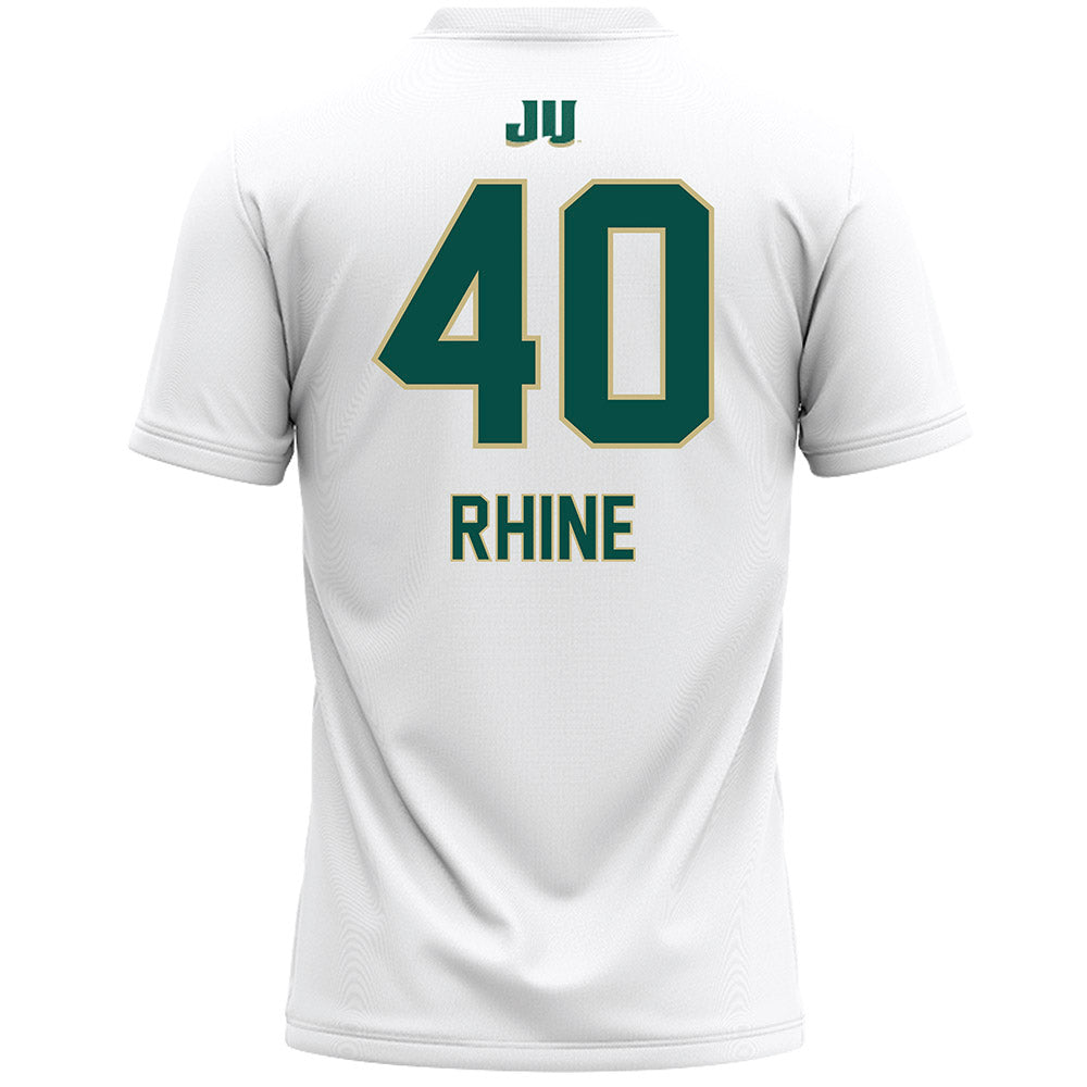 Jacksonville - NCAA Women's Lacrosse : Casey Rhine - White Lacrosse Jersey-1