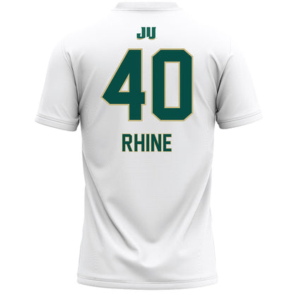 Jacksonville - NCAA Women's Lacrosse : Casey Rhine - White Lacrosse Jersey-1