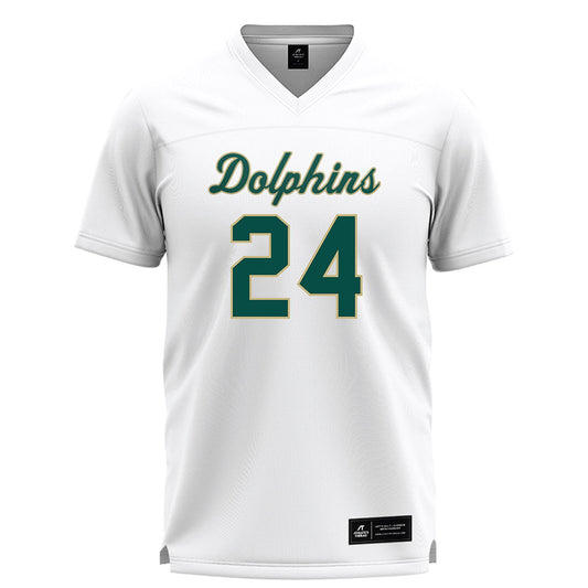 Jacksonville - NCAA Women's Lacrosse : Maddi Santini - White Lacrosse Jersey-0