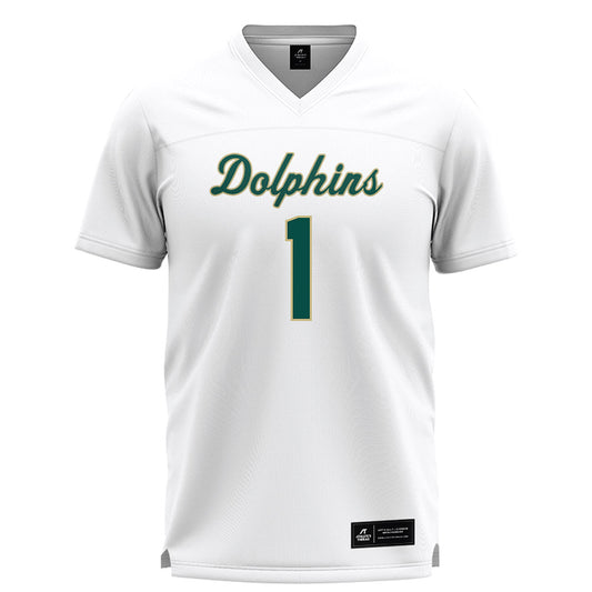 Jacksonville - NCAA Women's Lacrosse : Olivia Johnson - White Lacrosse Jersey-0