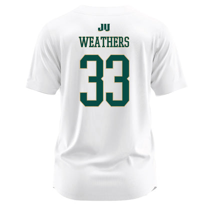 Jacksonville - NCAA Softball : Madisyn Weathers - White Jersey-1