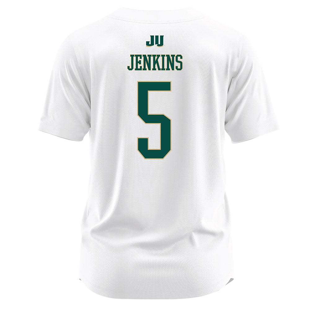 Jacksonville - NCAA Softball : Margaret Jenkins - White Jersey-1