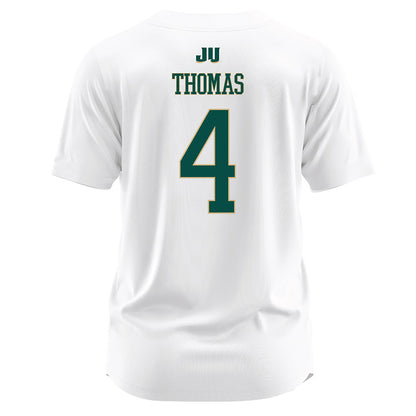 Jacksonville - NCAA Softball : Jaida Thomas - White Jersey-1