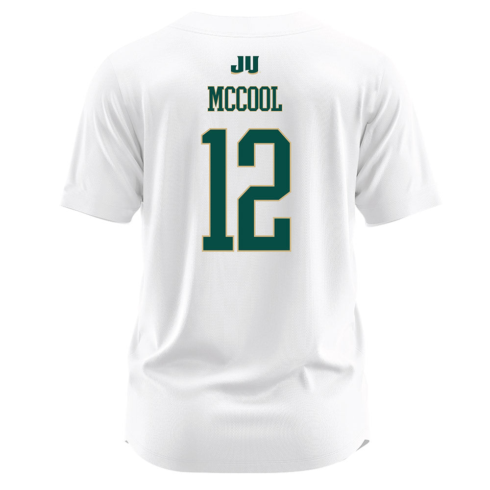 Jacksonville - NCAA Softball : Tatum McCool - White Jersey-1