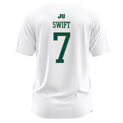 Jacksonville - NCAA Softball : Delcie Swift - White Jersey
