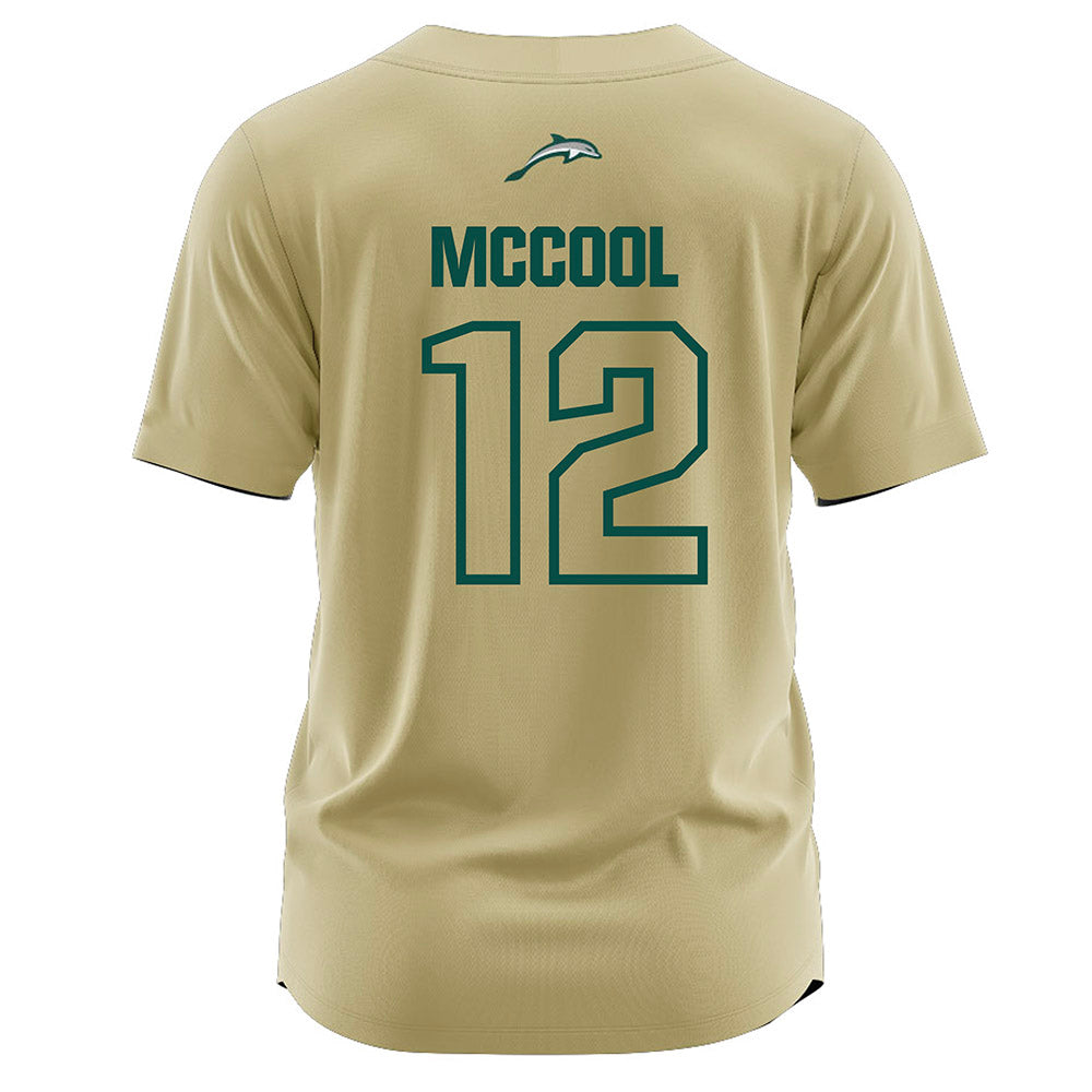 Jacksonville - NCAA Softball : Tatum McCool - Gold Jersey-1