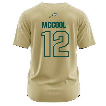 Jacksonville - NCAA Softball : Tatum McCool - Gold Jersey-1