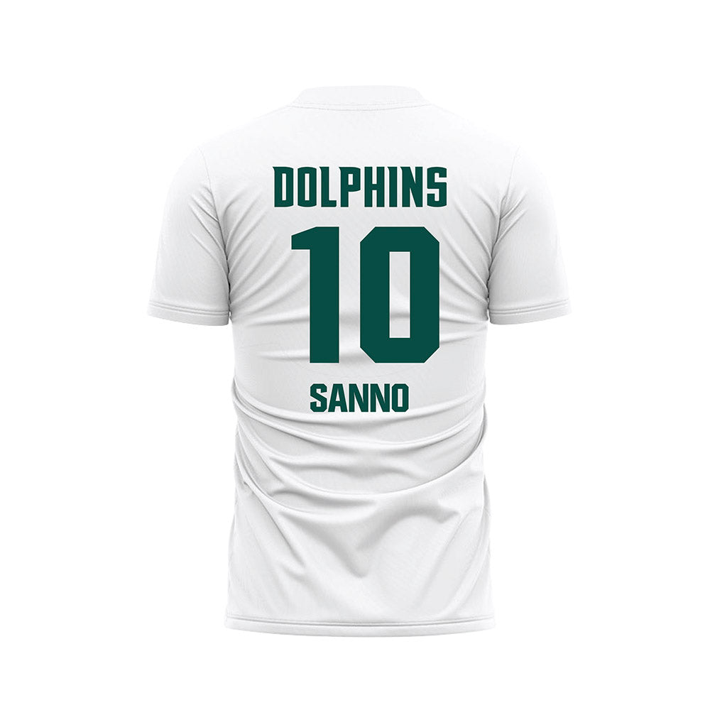 Jacksonville - NCAA Women's Soccer : Saki Sanno - White Soccer Jersey-1