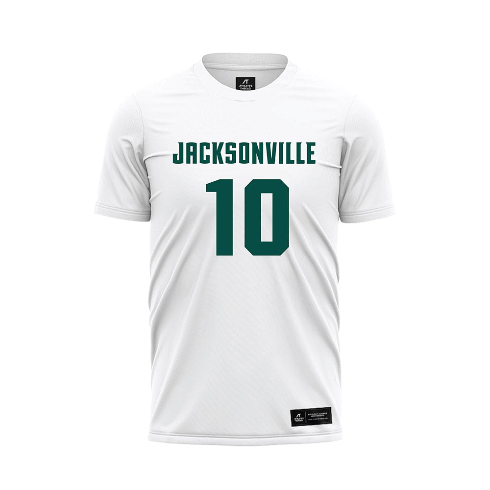 Jacksonville - NCAA Women's Soccer : Saki Sanno - White Soccer Jersey-0