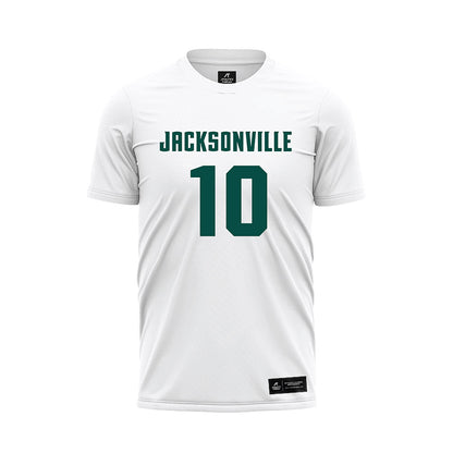 Jacksonville - NCAA Women's Soccer : Saki Sanno - White Soccer Jersey-0