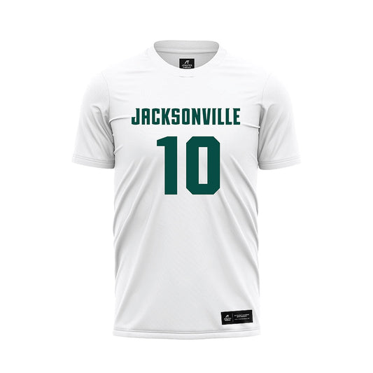 Jacksonville - NCAA Women's Soccer : Saki Sanno - White Soccer Jersey-0